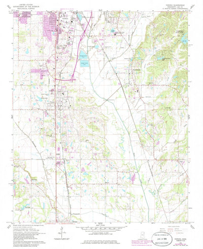 United States Geological Survey Verona, MS (1966, 24000-Scale) digital map