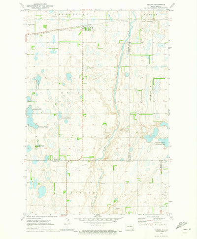 United States Geological Survey Verona, ND (1970, 24000-Scale) digital map