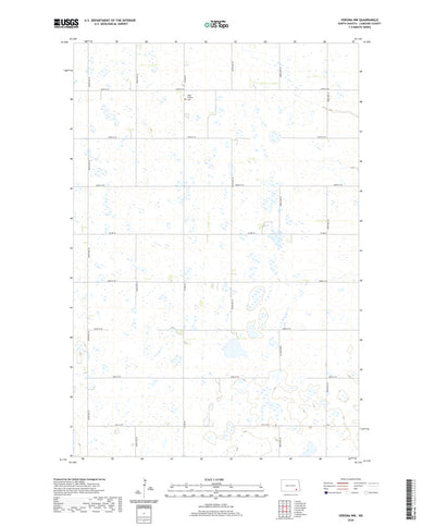 United States Geological Survey Verona NW, ND (2020, 24000-Scale) digital map