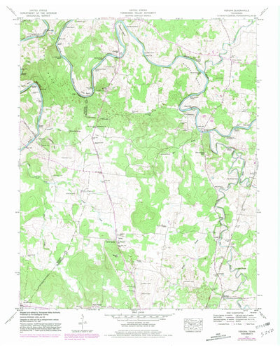 United States Geological Survey Verona, TN (1947, 24000-Scale) digital map