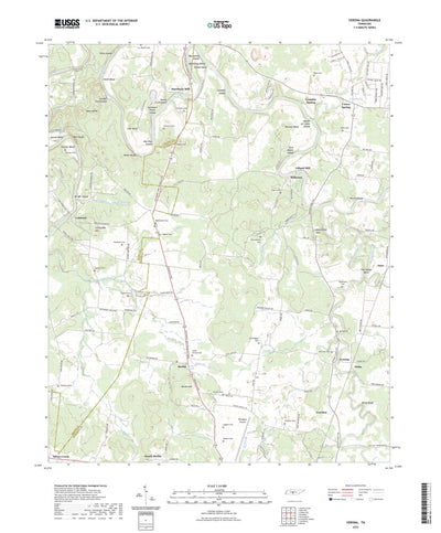United States Geological Survey Verona, TN (2022, 24000-Scale) digital map