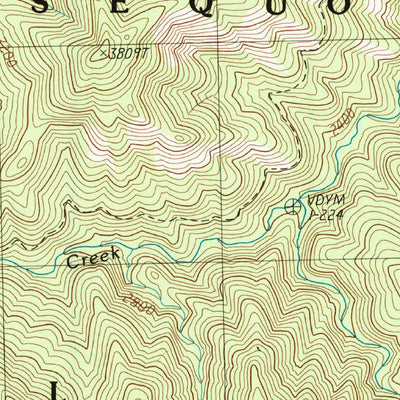 United States Geological Survey Verplank Ridge, CA (1987, 24000-Scale) digital map