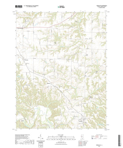 United States Geological Survey Versailles, IL (2021, 24000-Scale) digital map
