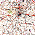 United States Geological Survey Versailles, KY (1965, 24000-Scale) digital map