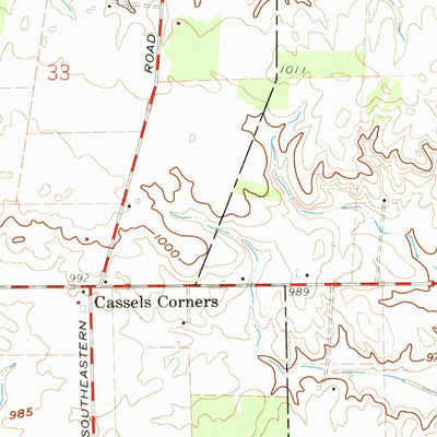 United States Geological Survey Versailles, OH (1961, 24000-Scale) digital map