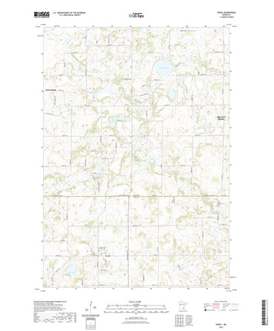 United States Geological Survey Veseli, MN (2022, 24000-Scale) digital map
