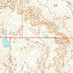 United States Geological Survey Veseth Reservoir, MT (1965, 24000-Scale) digital map