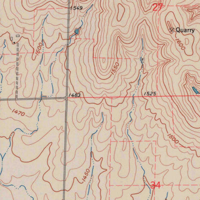 United States Geological Survey Vesper, KS (1962, 24000-Scale) digital map