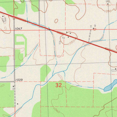 United States Geological Survey Vesper, WI (1984, 24000-Scale) digital map