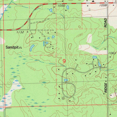 United States Geological Survey Vesper, WI (1984, 24000-Scale) digital map