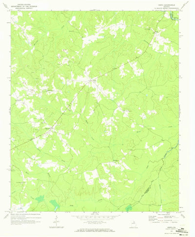 United States Geological Survey Vesta, GA (1971, 24000-Scale) digital map