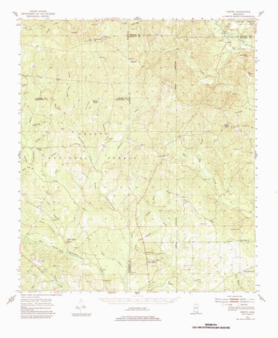 United States Geological Survey Vestry, MS (1954, 62500-Scale) digital map