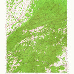 United States Geological Survey Vesuvius, VA (1950, 62500-Scale) digital map