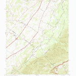 United States Geological Survey Vesuvius, VA (1965, 24000-Scale) digital map