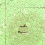 United States Geological Survey Veteado Mountain, NM (1967, 24000-Scale) digital map