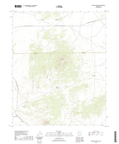 United States Geological Survey Veteado Mountain, NM (2020, 24000-Scale) digital map