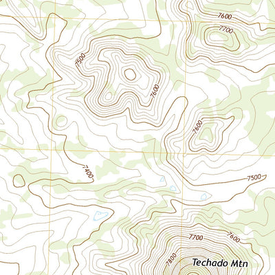 United States Geological Survey Veteado Mountain, NM (2020, 24000-Scale) digital map
