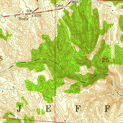 United States Geological Survey Vevay North, IN-KY (1957, 24000-Scale) digital map