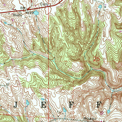 United States Geological Survey Vevay North, IN-KY (1971, 24000-Scale) digital map