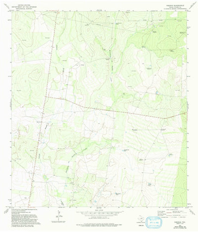 United States Geological Survey Viboras, TX (1972, 24000-Scale) digital map