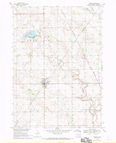 United States Geological Survey Viborg, SD (1968, 24000-Scale) digital map