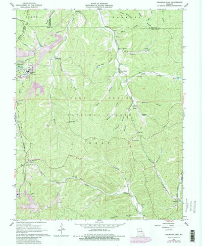 United States Geological Survey Viburnum East, MO (1967, 24000-Scale) digital map