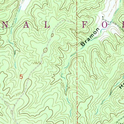 United States Geological Survey Viburnum East, MO (1967, 24000-Scale) digital map