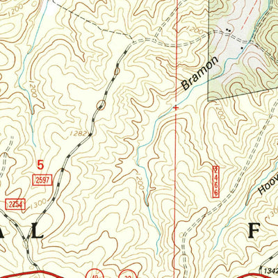 United States Geological Survey Viburnum East, MO (1999, 24000-Scale) digital map