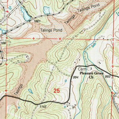 United States Geological Survey Viburnum East, MO (1999, 24000-Scale) digital map