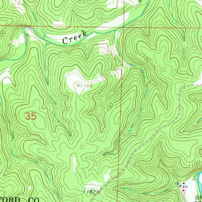 United States Geological Survey Viburnum West, MO (1967, 24000-Scale) digital map