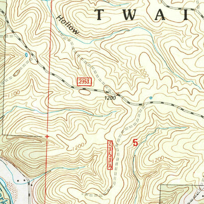 United States Geological Survey Viburnum West, MO (1999, 24000-Scale) digital map