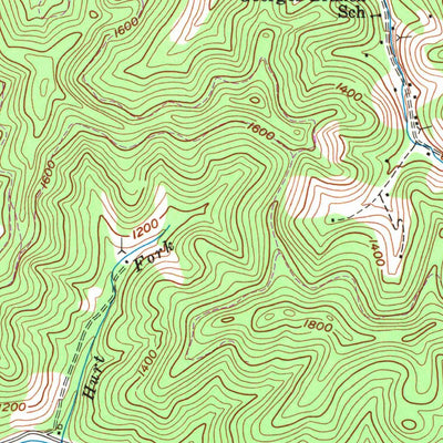 United States Geological Survey Vicco, KY (1954, 24000-Scale) digital map
