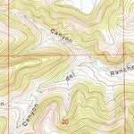 United States Geological Survey Vicente Canyon, CO (1967, 24000-Scale) digital map