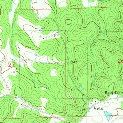United States Geological Survey Vichy, MO (1980, 24000-Scale) digital map