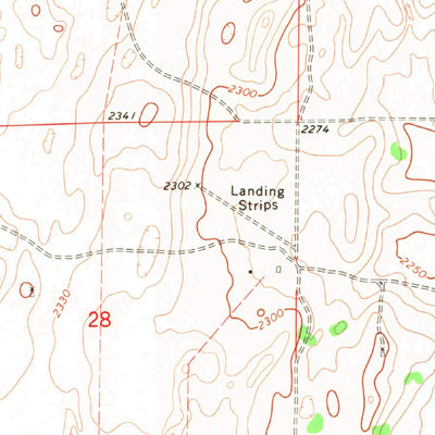 United States Geological Survey Vici NW, OK (1969, 24000-Scale) digital map