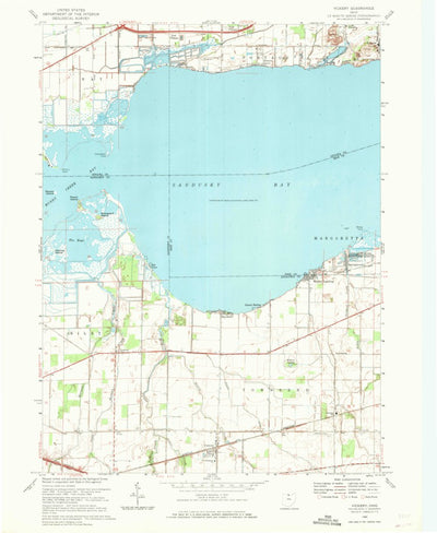 United States Geological Survey Vickery, OH (1969, 24000-Scale) digital map