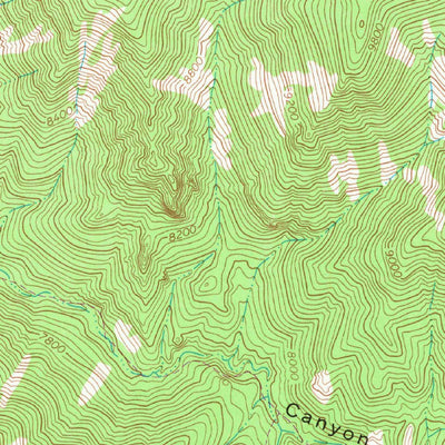 United States Geological Survey Vicks Peak, NM (1964, 24000-Scale) digital map