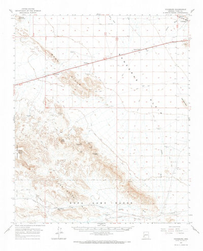 United States Geological Survey Vicksburg, AZ (1962, 62500-Scale) digital map