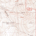United States Geological Survey Vicksburg Canyon, NV (1990, 24000-Scale) digital map