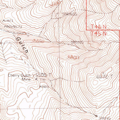 United States Geological Survey Vicksburg Canyon, NV (1990, 24000-Scale) digital map