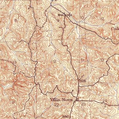 United States Geological Survey Vicksburg, MS-LA (1918, 62500-Scale) digital map