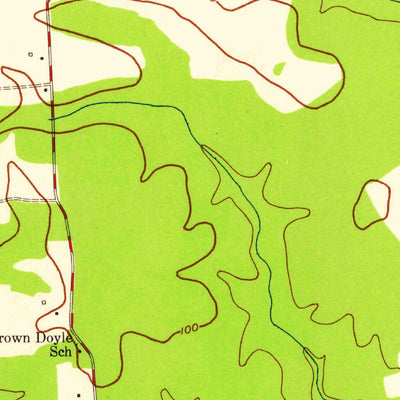 United States Geological Survey Vicksville, VA (1957, 24000-Scale) digital map