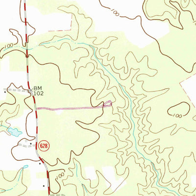 United States Geological Survey Vicksville, VA (1969, 24000-Scale) digital map
