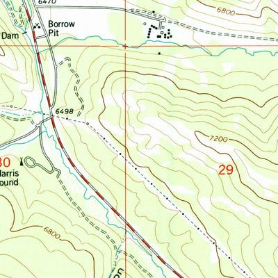 United States Geological Survey Victor, ID-WY (1978, 24000-Scale) digital map