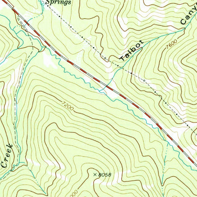 United States Geological Survey Victor, ID-WY (1978, 24000-Scale) digital map