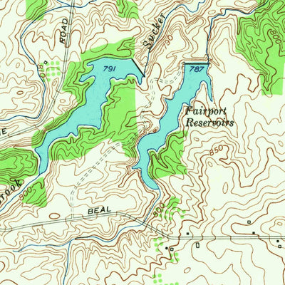 United States Geological Survey Victor, NY (1951, 24000-Scale) digital map