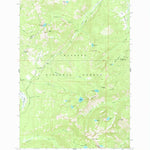 United States Geological Survey Victor Peak, ID (1969, 24000-Scale) digital map