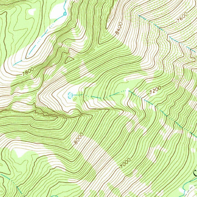 United States Geological Survey Victor Peak, ID (1969, 24000-Scale) digital map
