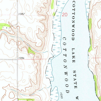 United States Geological Survey Victor, SD (1972, 24000-Scale) digital map