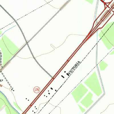 United States Geological Survey Victoria East, TX (1995, 24000-Scale) digital map